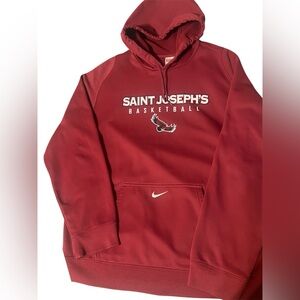 Nike Team Men’s Saint Joseph's Basketball Hoodie Maroon XL NWOT